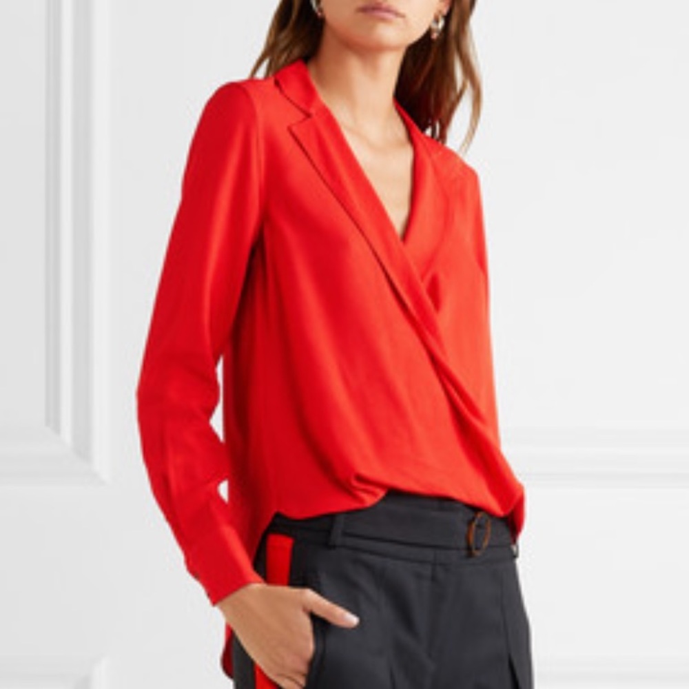 Rag and Bone fire red dean shirt - XS (New)